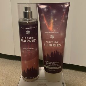 Bath and Body Works Fireside Flurries Bundle